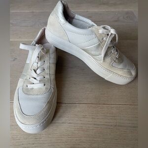 PAUL GREEN Women's Cream Sneakers
